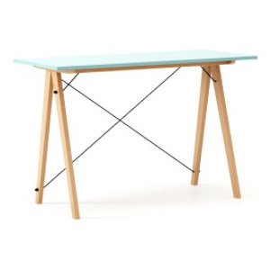 Masa de birou Desk Slim Beech Blue, L120xl50xh75 cm
