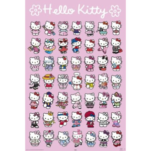Poster - Hello Kitty (postavy)