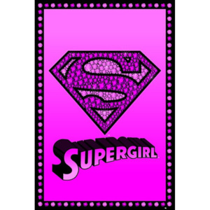 Poster - Supergirl Bling pink