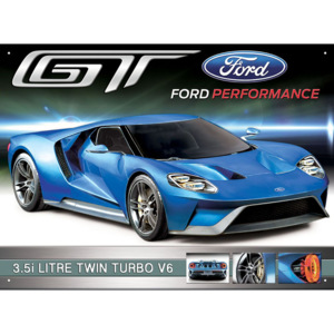 Placă metalică - Ford GT