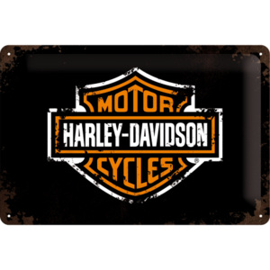Placă metalică - Harley-Davidson Logo