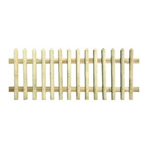 Gard din țăruși, lemn de pin tratat, 170x100 cm 5/7 cm