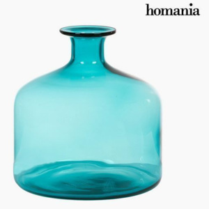 Vază turcoaz din sticlă by Homania