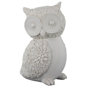 Decoratiune "Big Owl", H 13 cm