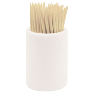 Set 12 Suporturi pentru scobitori White Basics Toothpick Holder Alb, Portelan