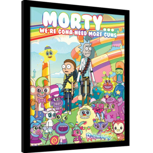 Rick and Morty – Cuteness Overload Afiș înrămat