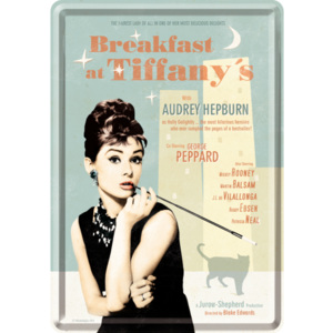 Nostalgic Art Ilustrată metalică - Breakfast at Tiffany's