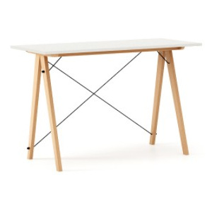 Masa de birou Desk Slim Beech White, L120xl50xh75 cm