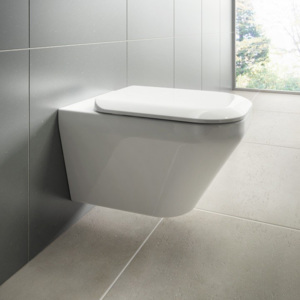 Vas WC suspendat cu capac soft-close Ideal Standard Tonic II Aquablade,36x56 cm