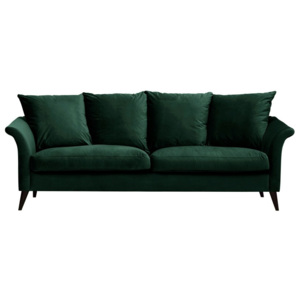 Canapea cu 3 locuri The Classic Living Chloe, verde