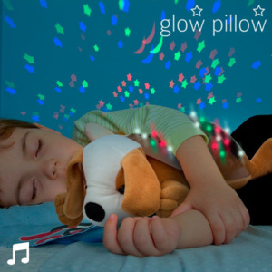 Proiector LED cu Sunet Cățeluș Glow Pillow