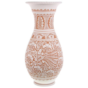 Vaza de ceramica alba de Corund 57 cm