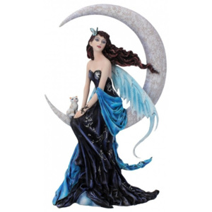 Statueta Luna indigo 30 cm Nene Thomas