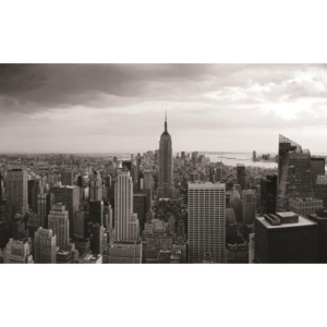 Fototapet: Manhattan (Alb-negru) - 184x254 cm