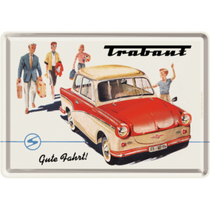 Ilustrată metalică - Trabant (1)