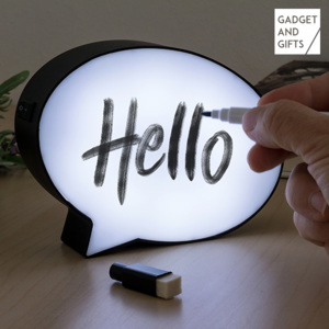 Lampă LED Bulă de Dialog cu Marker Gadget and Gifts