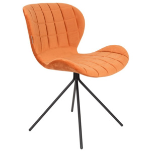 Set 2 scaune Zuiver OMG Velvet, portocaliu