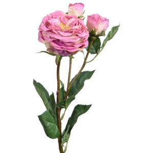 Floare artificială Ego Dekor, trandafir roz
