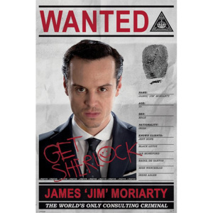 Poster - Sherlock (Moriarty Wanted)