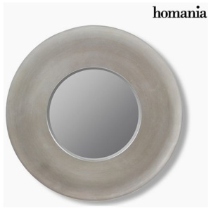 Oglindă Rășină sintetică Sticlă bizotată Argintiu (108 x 8 x 108 cm) by Homania
