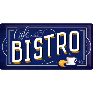Placă metalică - Cafe Bistro