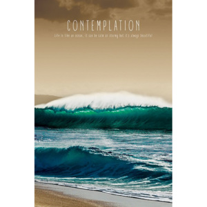 Poster - Contemplation (Life is Like an Ocean)