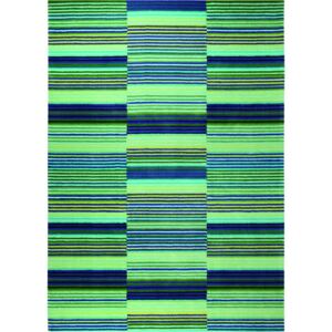Covor Modern & Geometric Colorpop, Acril, Verde, 70x140