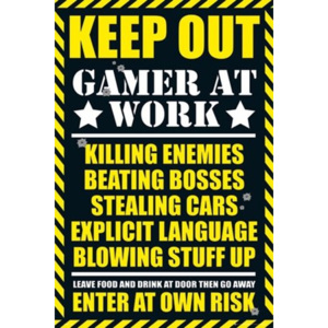 Poster - Gaming Keep Out