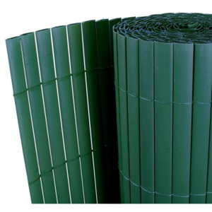Gard din PVC cu două fețe, 90 x 300 cm, Verde