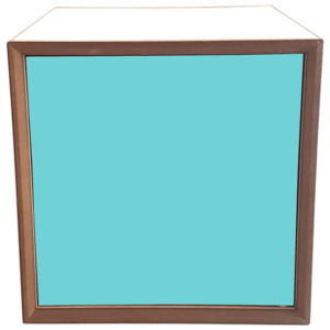 Dulap modular Pixel Dark Turquoise / White, l40xA40xH40 cm