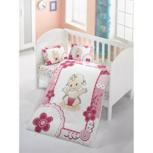 Lenjerie de pat pentru copii, Victoria, material: 100% bumbac, 121VCT2012