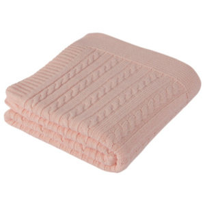 Pătură pentru copii Baby Pink Lexie, 90 x 90 cm