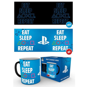 Playstation - Eat Sleep Repeat Cană