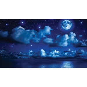 Fototapet vlies: Noapte cu lună - 184x254 cm
