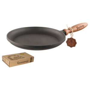 Tigaie fonta maner lemn detasabil 24cm clatite