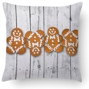 Pernă Crido Consulting Cute Gingerbreads, 40 x 40 cm