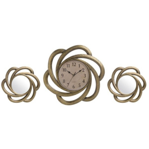 Set Ceas perete 40 cm cu 2 Oglinzi