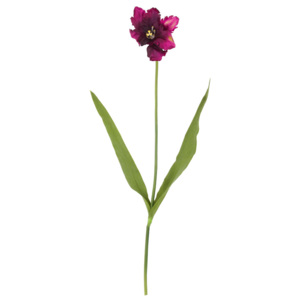 Fir tulip artificial, mov, 80 cm