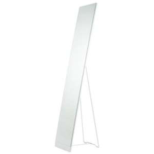 Oglinda cu picior din metal alb 148 cm Stand White Label