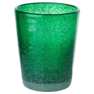 Pahar sticla Bubble verde Pols Potten