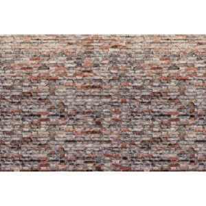 Tapet visiniu Brickwork Rebel Walls