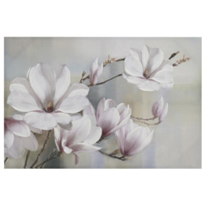 Tablou Pictat White Flowers 91x4x61