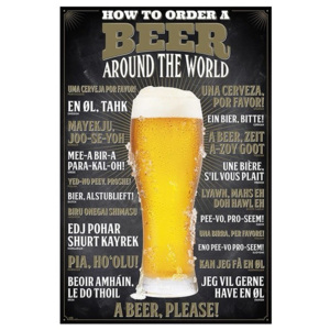 How To Order A Beer Poster, (61 x 91,5 cm)