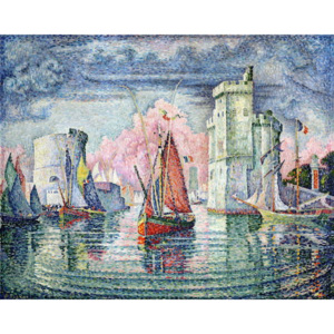 The Port at La Rochelle, 1921 Reproducere, Paul Signac
