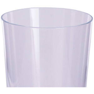 Pahar de sticla, conic, transparent 15 cm