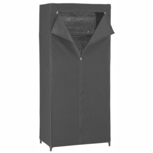Dulap haine - dulap textil depozitare (160x70cm) negru