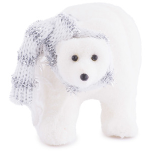 Decoratiune pentru brad, urs polar in picioare