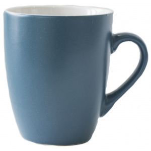 Cana ceramica, culoare albastra, capacitate 300 ml