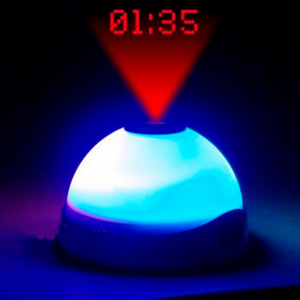 Ceas Deșteptător Cu Proiector Și Lumină LED