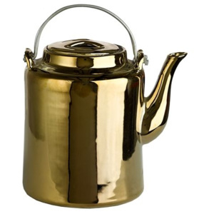 Ceainic din portelan auriu 1,4 L Pols Potten